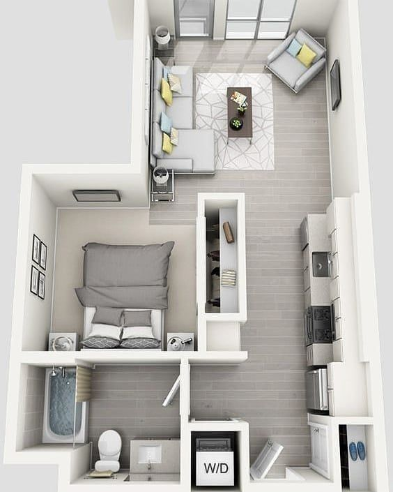 Jasa desain arsitek interior apartemen kecil